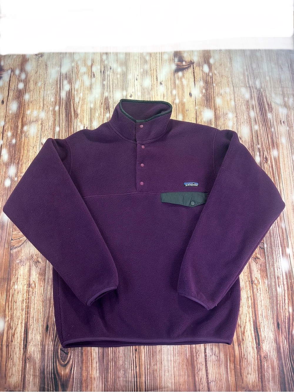Patagonia Synchilla Snap-T  Purple  Fleece Pullover  Men’s Size Medium